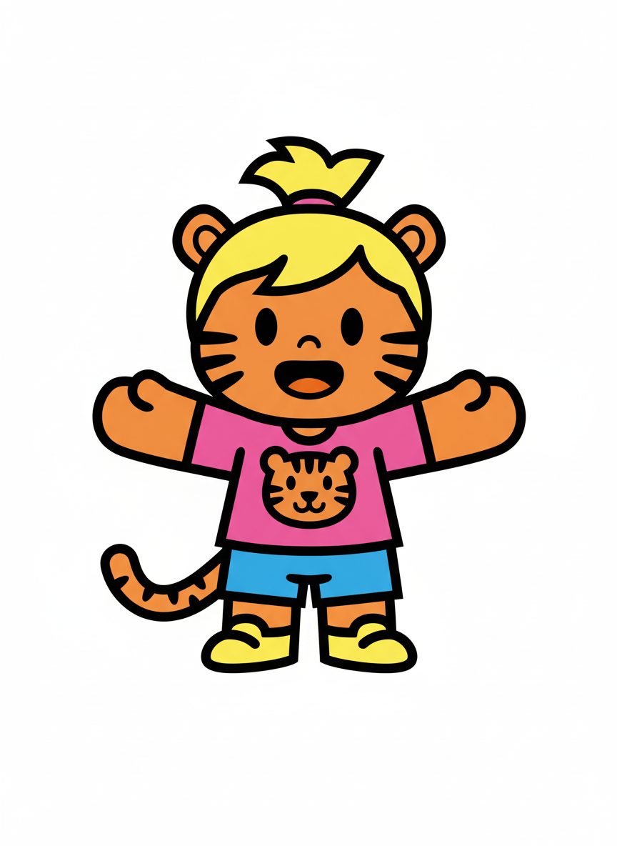 Ashley the Tigress - Preschool Simple