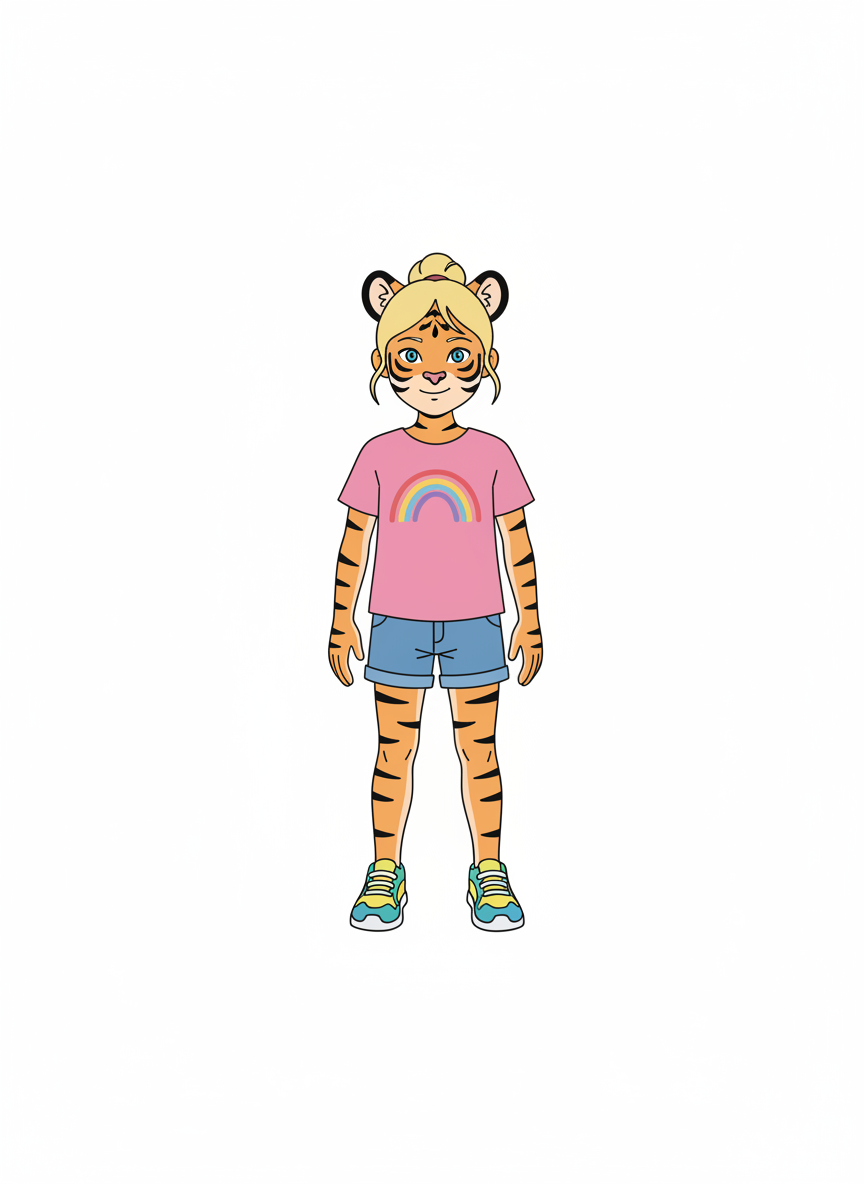 Ashley the Tigress - Minimalist