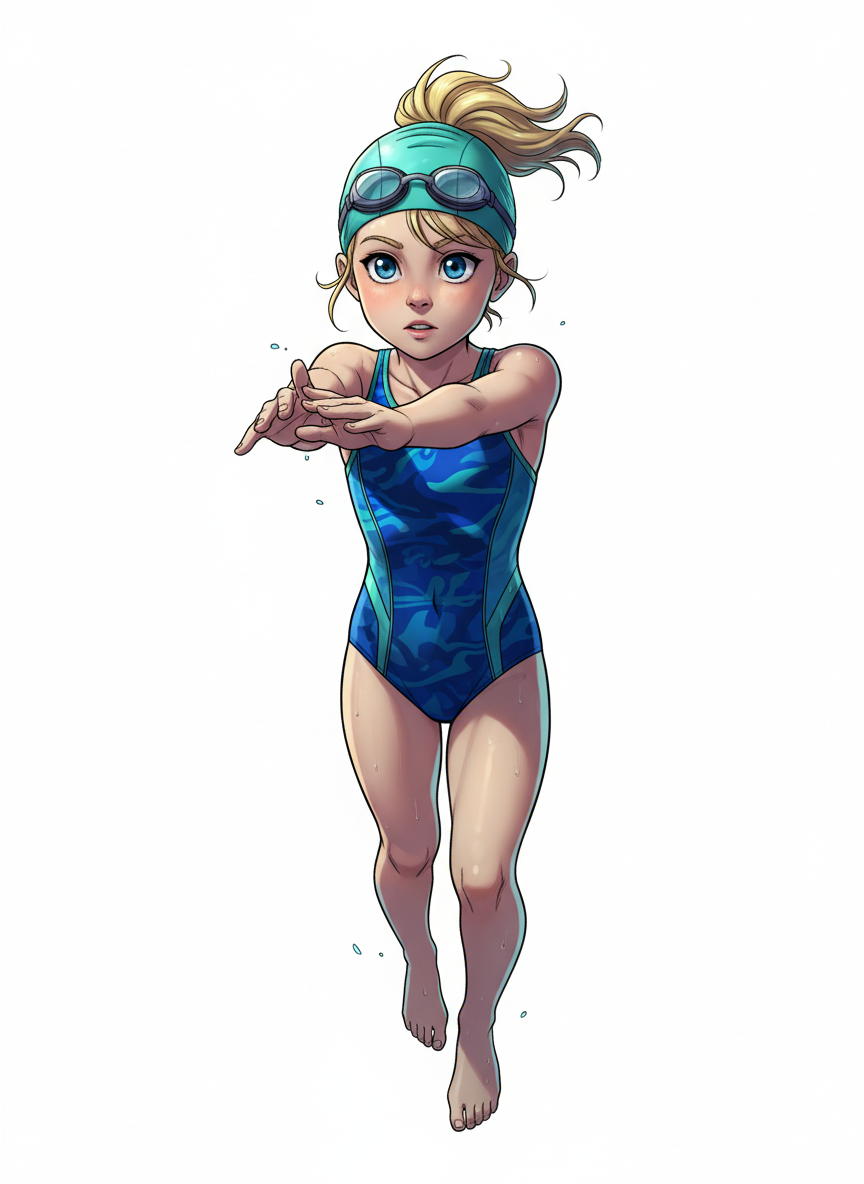 Ashley the Aqua Star - Webtoon Anime