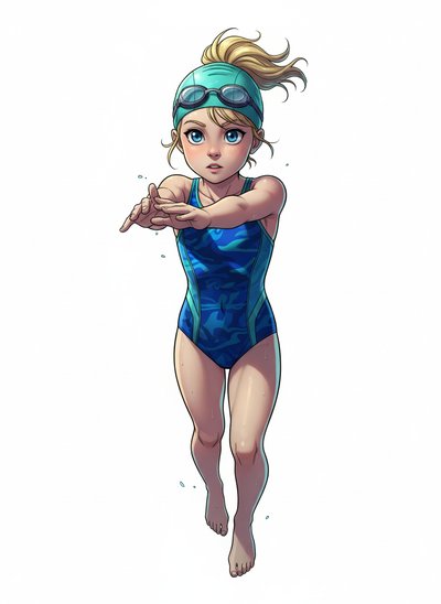 Ashley's Splashing Adventures 🌊 - Webtoon Anime