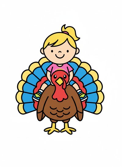 Ashley's Turkey Adventures 🦃 - Preschool Simple