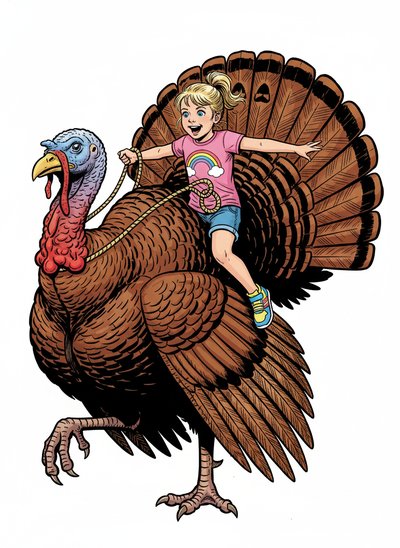 Ashley's Turkey Adventures 🦃 - Comic Book