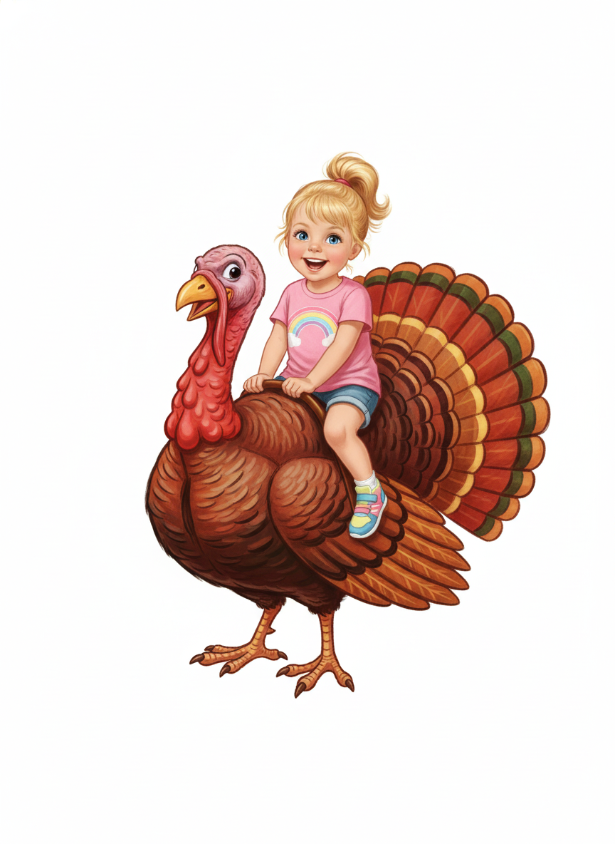 Turkey Ashley - Vintage Storybook