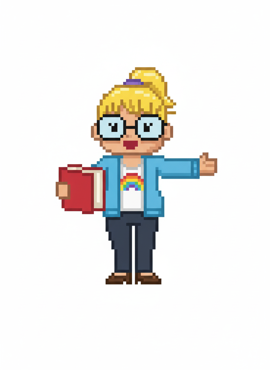 Teacher Ashley - Pixel Art