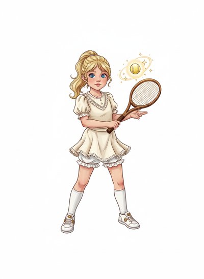 🎾 Ashley's Tennis Adventures - Fairy Tale Classic