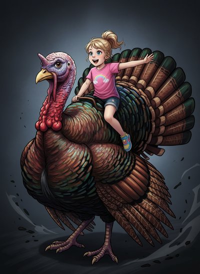 Ashley's Turkey Adventures 🦃 - Webtoon Anime