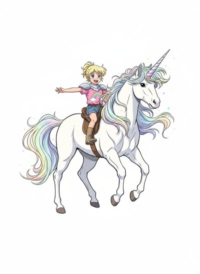 Ashley's Unicorn Adventures 🌈 - Classic Anime