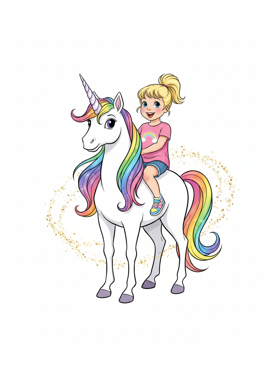 Ashley the Enchanted Unicorn - Golden Age Animation