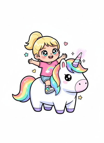 Ashley's Unicorn Adventures 🌈 - Kawaii Cute