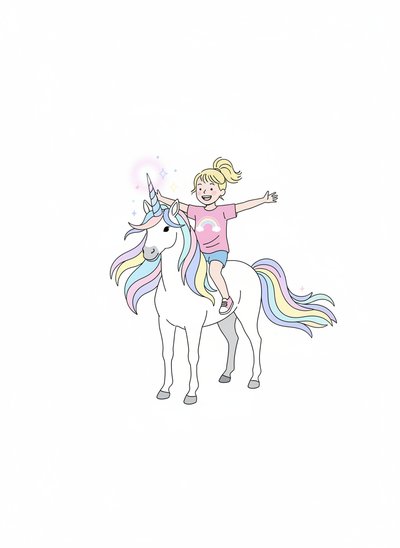 Ashley's Unicorn Adventures 🌈 - Minimalist