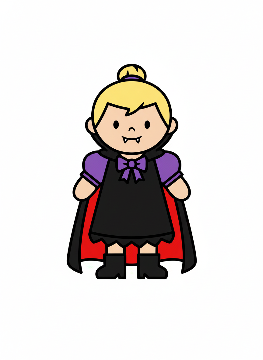 Ashlyn the Vampiress - Preschool Simple