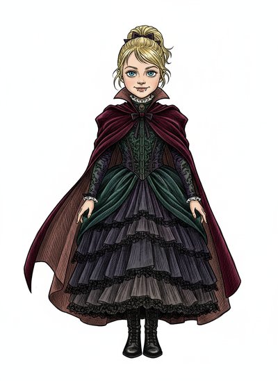 Ashley's Vampire Wonderland 🦇 - Victorian Illustration