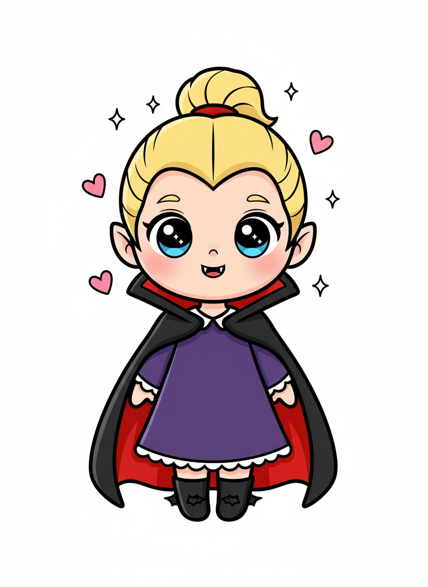 Ashlyn the Vampiress - Kawaii Cute