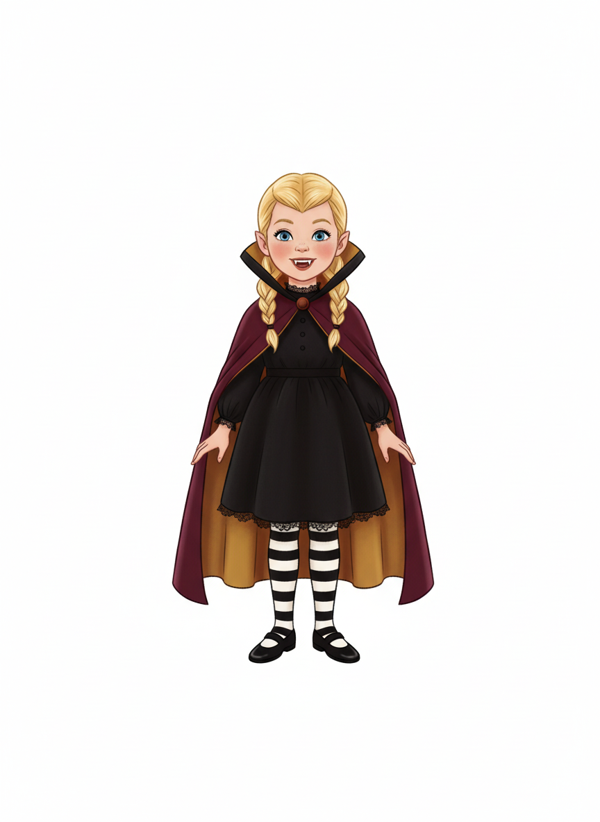 Ashlyn the Vampiress - Vintage Storybook