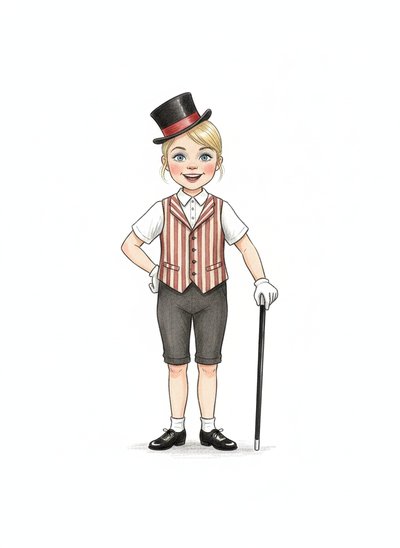 Ashley’s Vaudeville Adventure 🎩 - Gentle Pencil