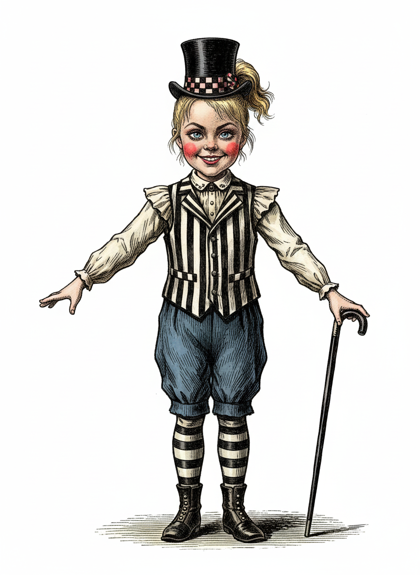 Vaudeville Ashley - Victorian Illustration