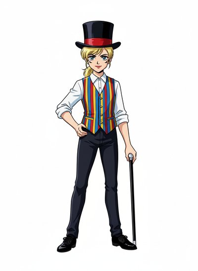 Ashley’s Vaudeville Adventure 🎩 - Classic Anime