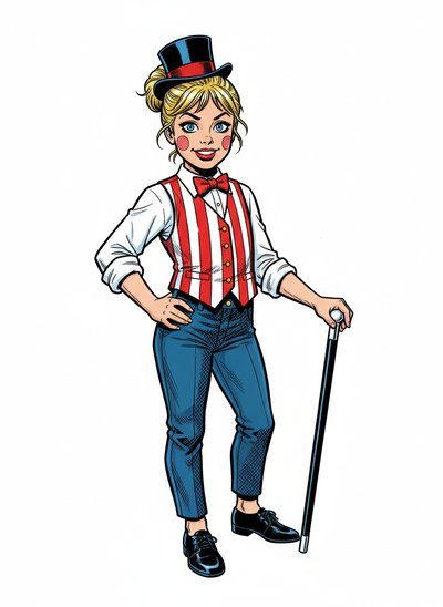 Ashley’s Vaudeville Adventure 🎩 - Comic Book