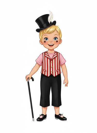 Ashley’s Vaudeville Adventure 🎩 - Vintage Storybook