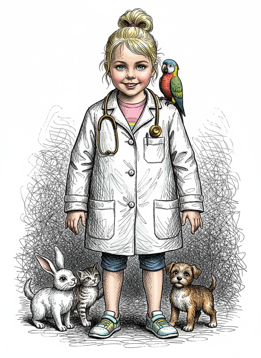 Vet Ashley - Victorian Illustration