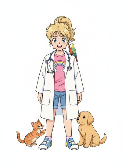 Ashley's Animal Adventures 🐾 - Classic Anime