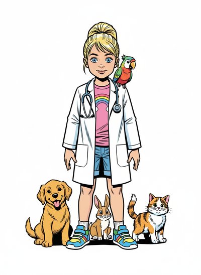 Ashley's Animal Adventures 🐾 - Comic Book