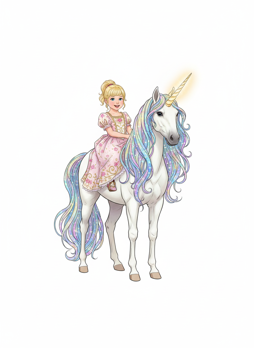 Ashley the Enchanted Unicorn - Fairy Tale Classic