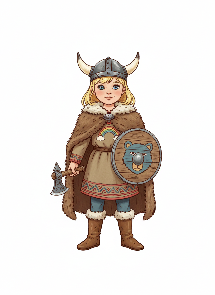 Viking Ashley - Vintage Storybook
