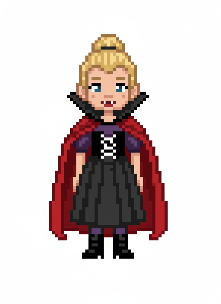 Ashlyn the Vampiress - Pixel Art