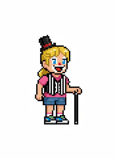 Ashley’s Vaudeville Adventure 🎩 - Pixel Art
