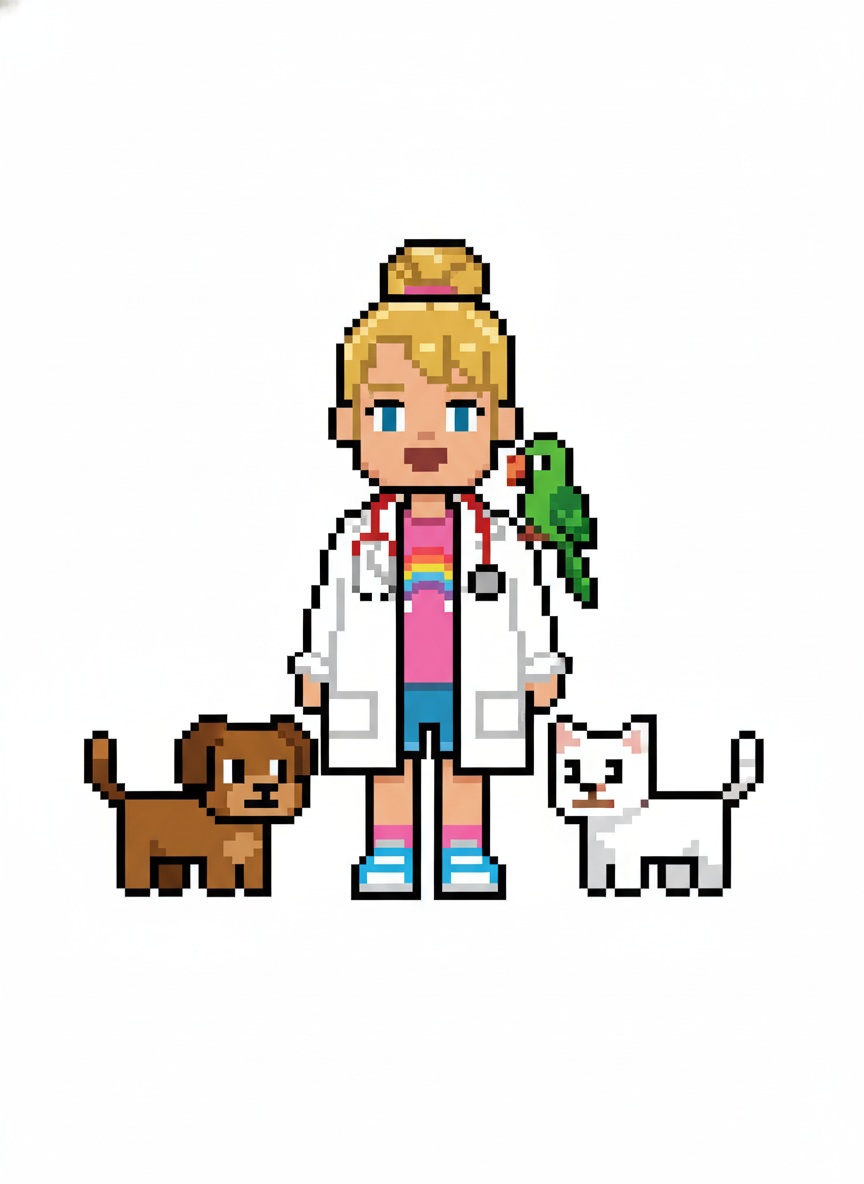 Vet Ashley - Pixel Art