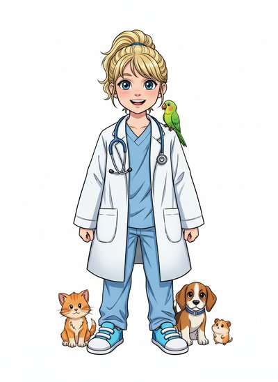 Ashley's Animal Adventures 🐾 - Webtoon Anime