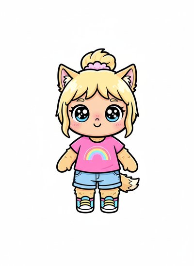 Ashley's Fluffy Werewolf Adventure - Kawaii Cute