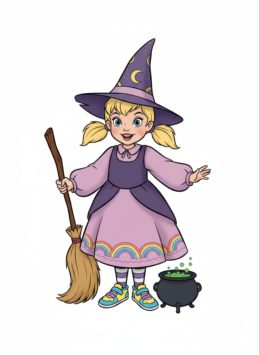 Ashley the Whimsical Witch - Golden Age Animation