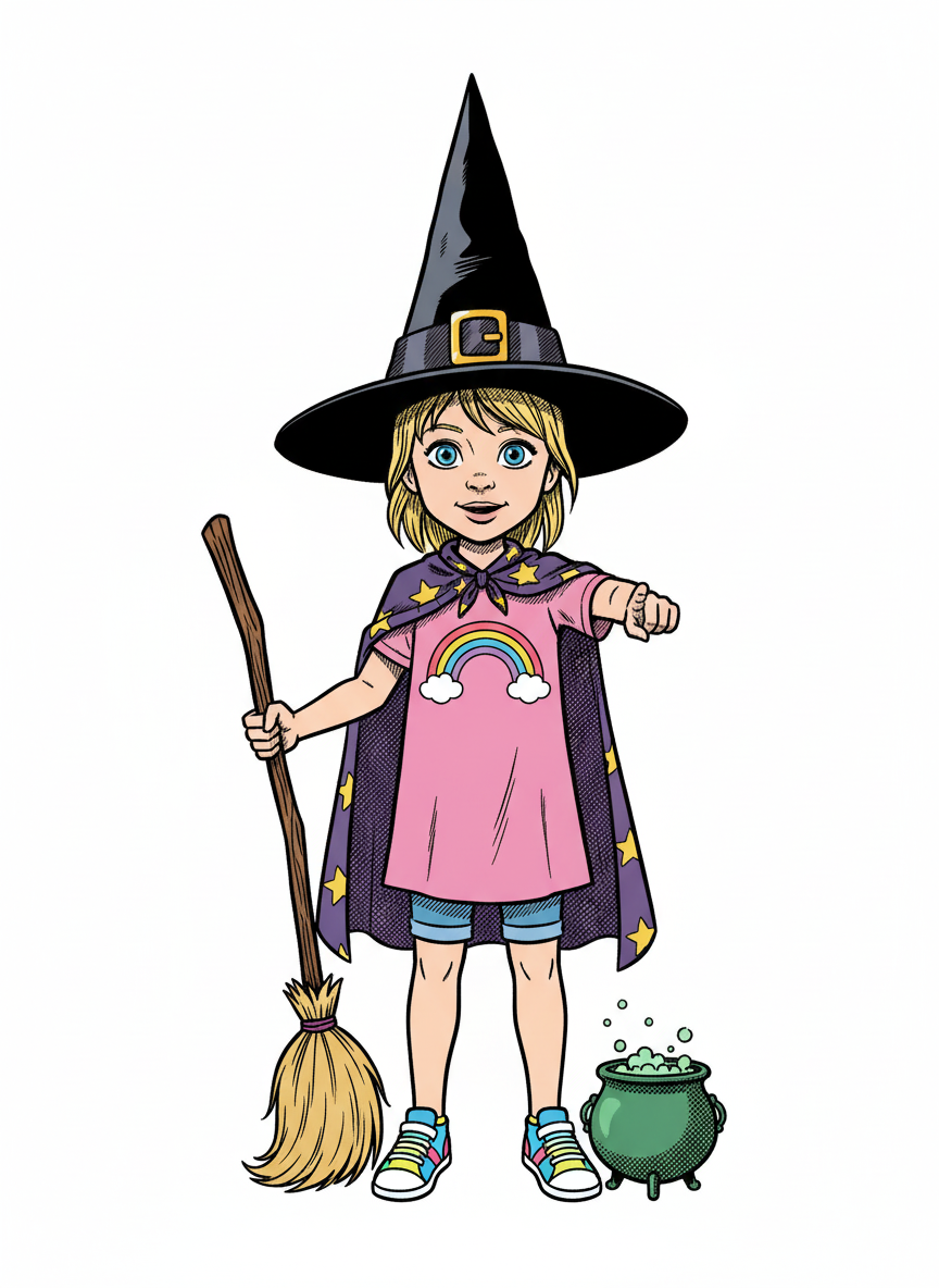 Ashley the Whimsical Witch - Comic Book