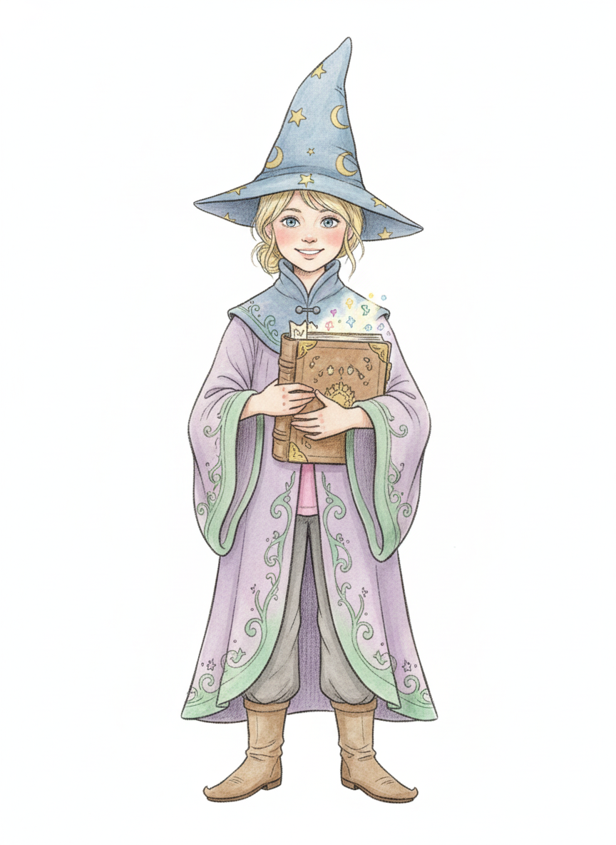 Ashley the Enchantress - Gentle Pencil