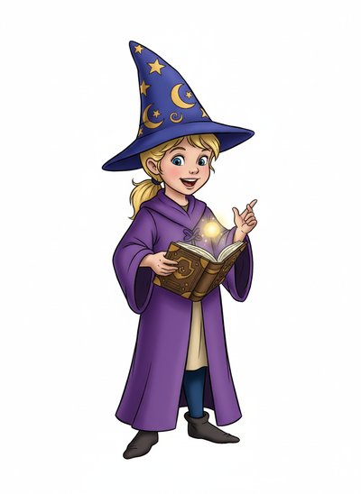 Ashley's Wizard Whirl 🌟 - Golden Age Animation