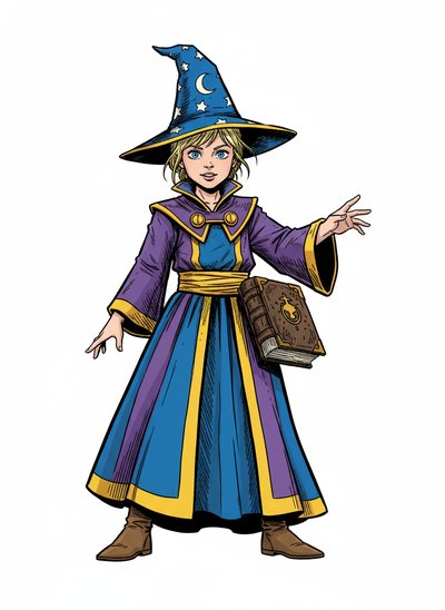 Ashley's Wizard Whirl 🌟 - Comic Book