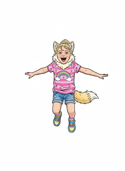 Ashley the Wolf Cub 🐺 - Classic Coloring Book