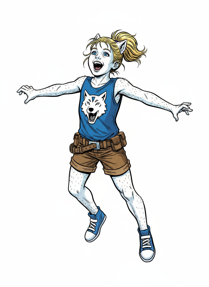 Ashley the Wolf Girl - Comic Book