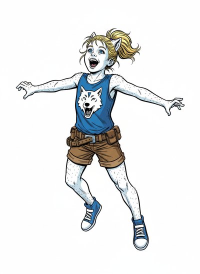 Ashley the Wolf Cub 🐺 - Comic Book