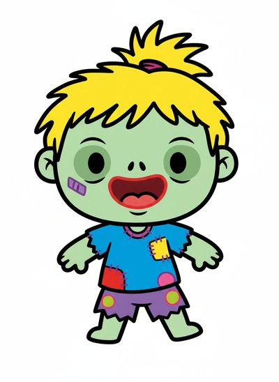 Ashley's Zombie Adventures 🎨 - Preschool Simple