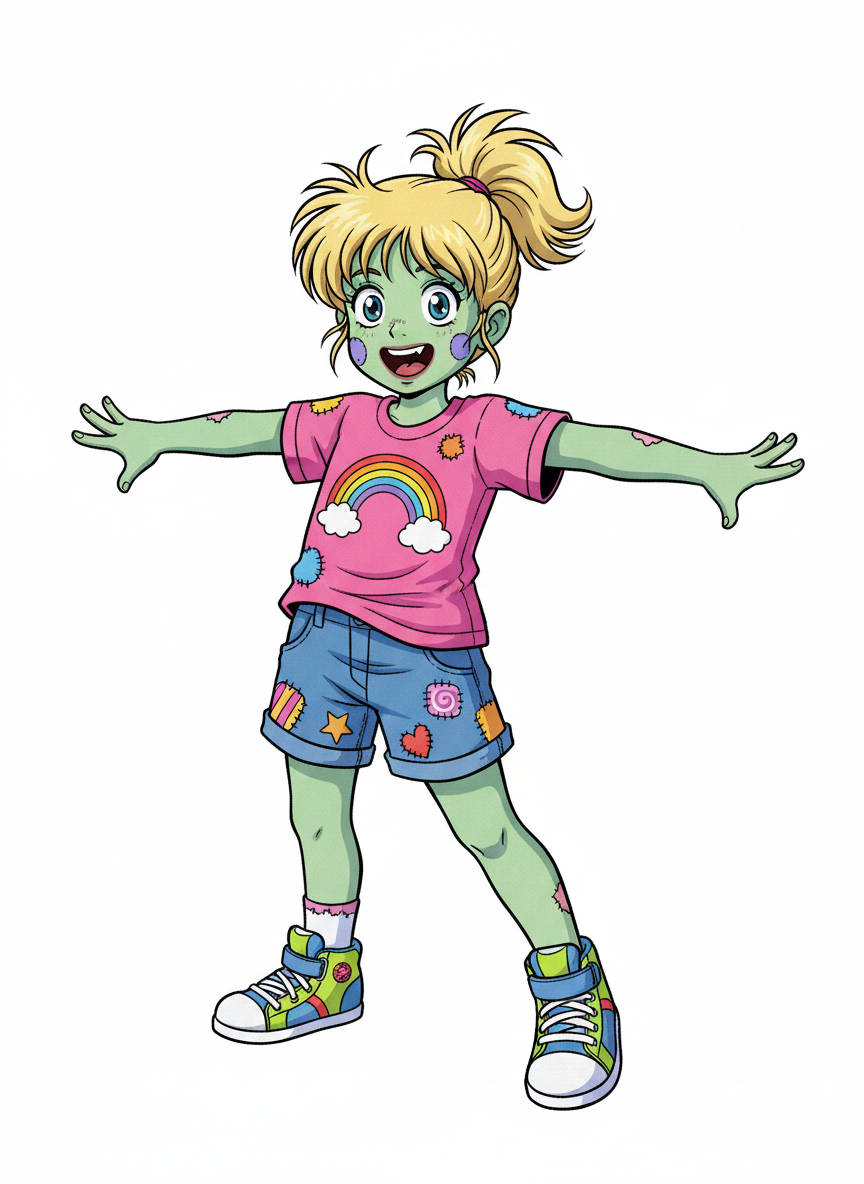 Ash the Zany Zombie - Classic Anime