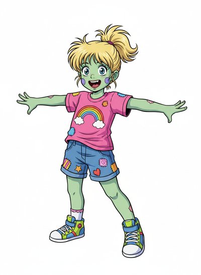 Ashley's Zombie Adventures 🎨 - Classic Anime