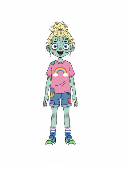 Ashley's Zombie Adventures 🎨 - Minimalist