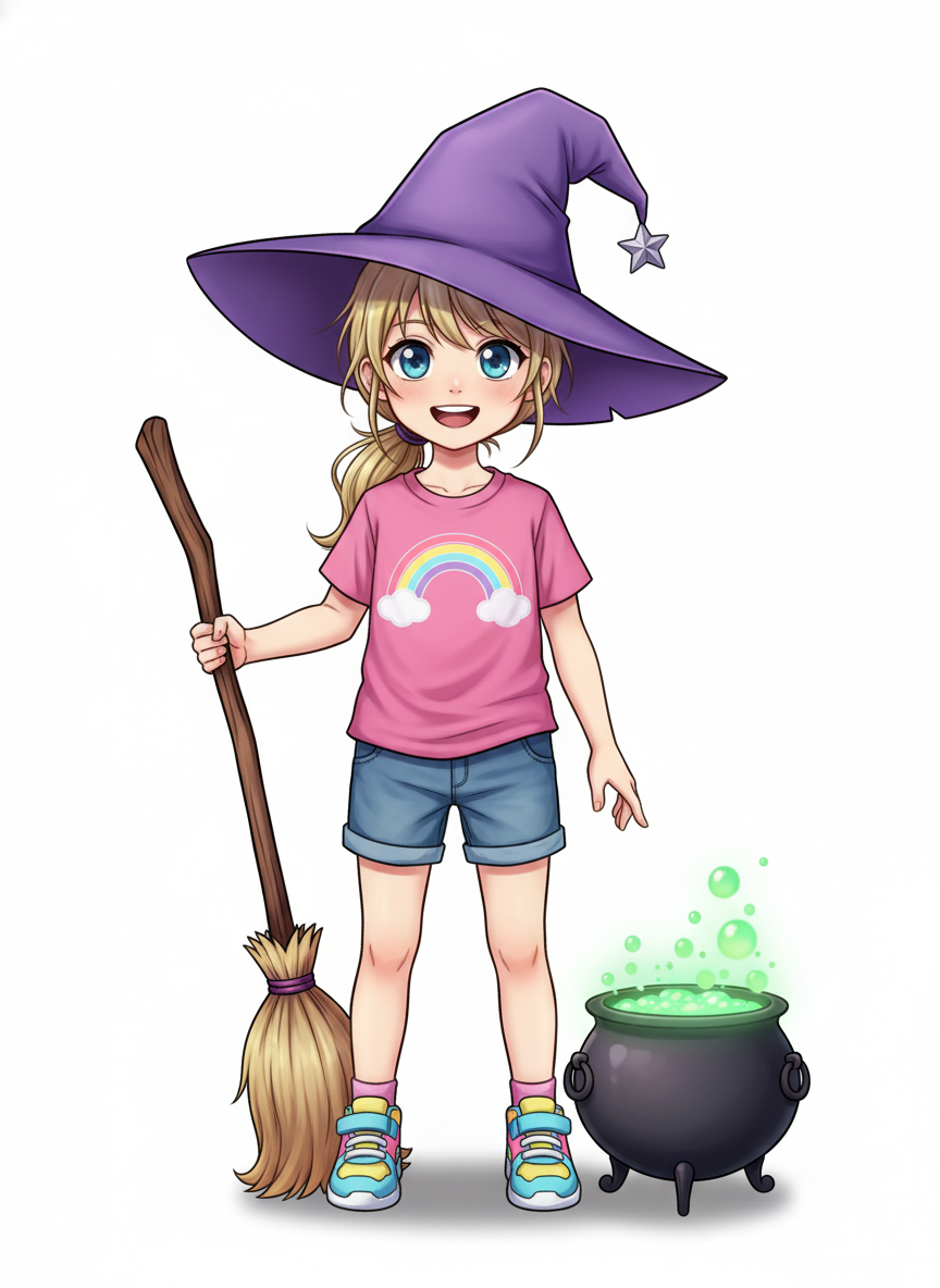 Ashley the Whimsical Witch - Webtoon Anime