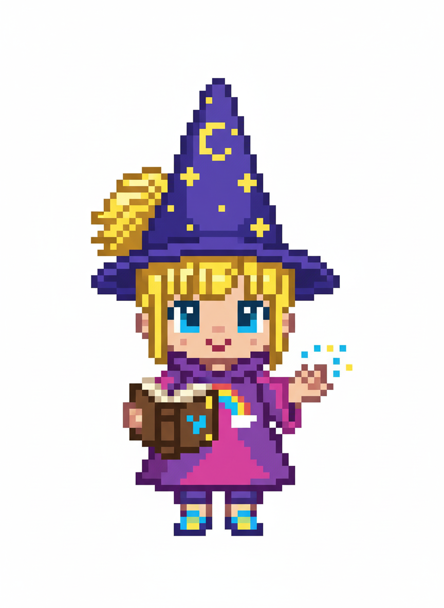 Ashley the Enchantress - Pixel Art