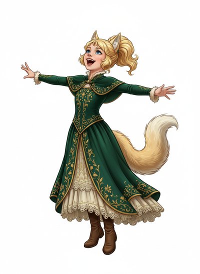 Ashley the Wolf Cub 🐺 - Fairy Tale Classic