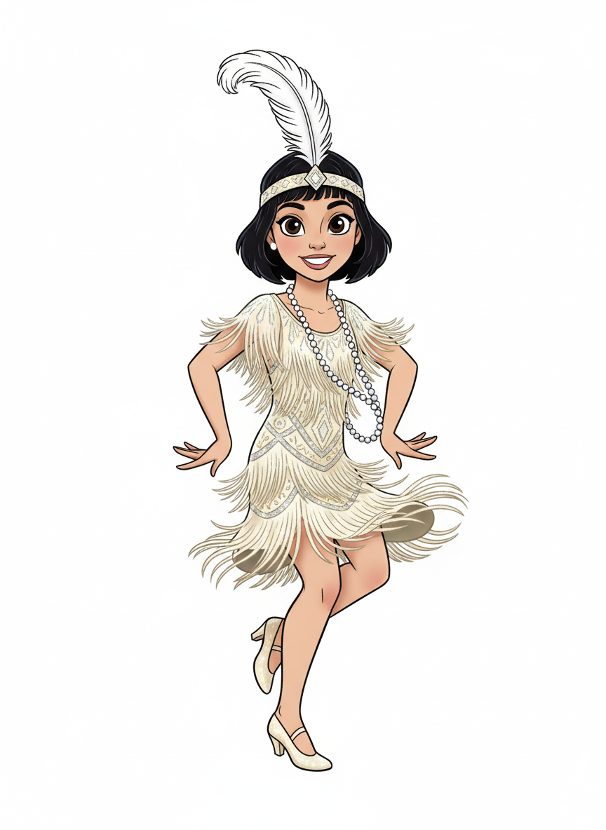 Gabriela the Glam Flapper - Golden Age Animation