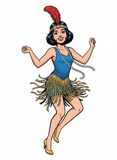 Gabriela's Flapper Fantasy 🌟 - Comic Book